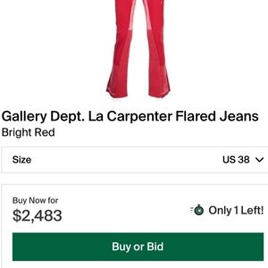 Gallery Dept. La Carpenter Flared Jeans